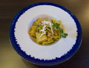 Paccheri alla carbonara del Giallo